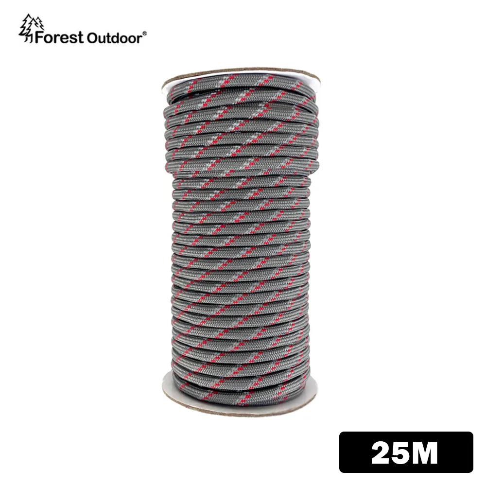 Forest Outdoor 高反光 5mm SP等級細目編織營繩 25米 50米 營繩