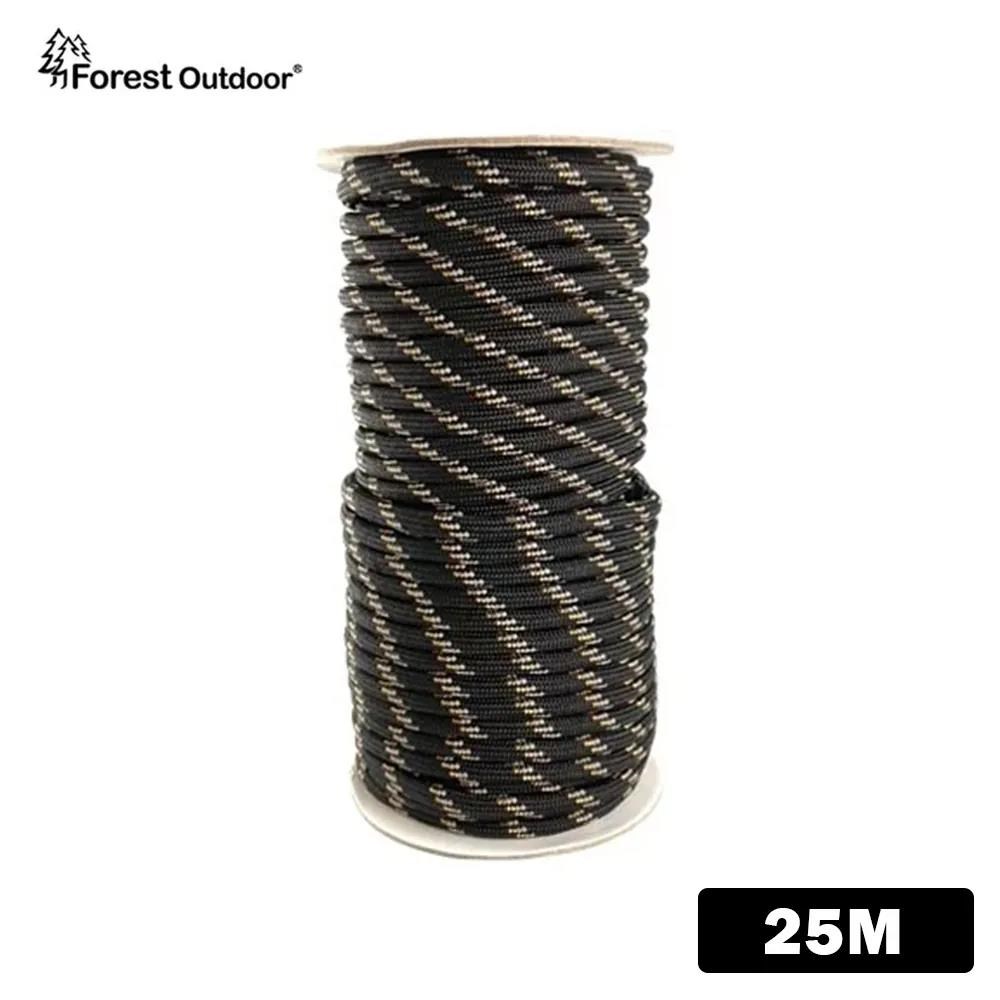 Forest Outdoor 高反光 5mm SP等級細目編織營繩 25米 50米 營繩