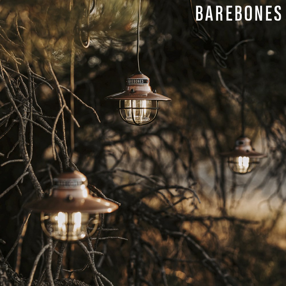 BAREBONES Edison String Lights串連垂吊營燈 三入一組 LIV-269 古銅色 掛燈 露營燈