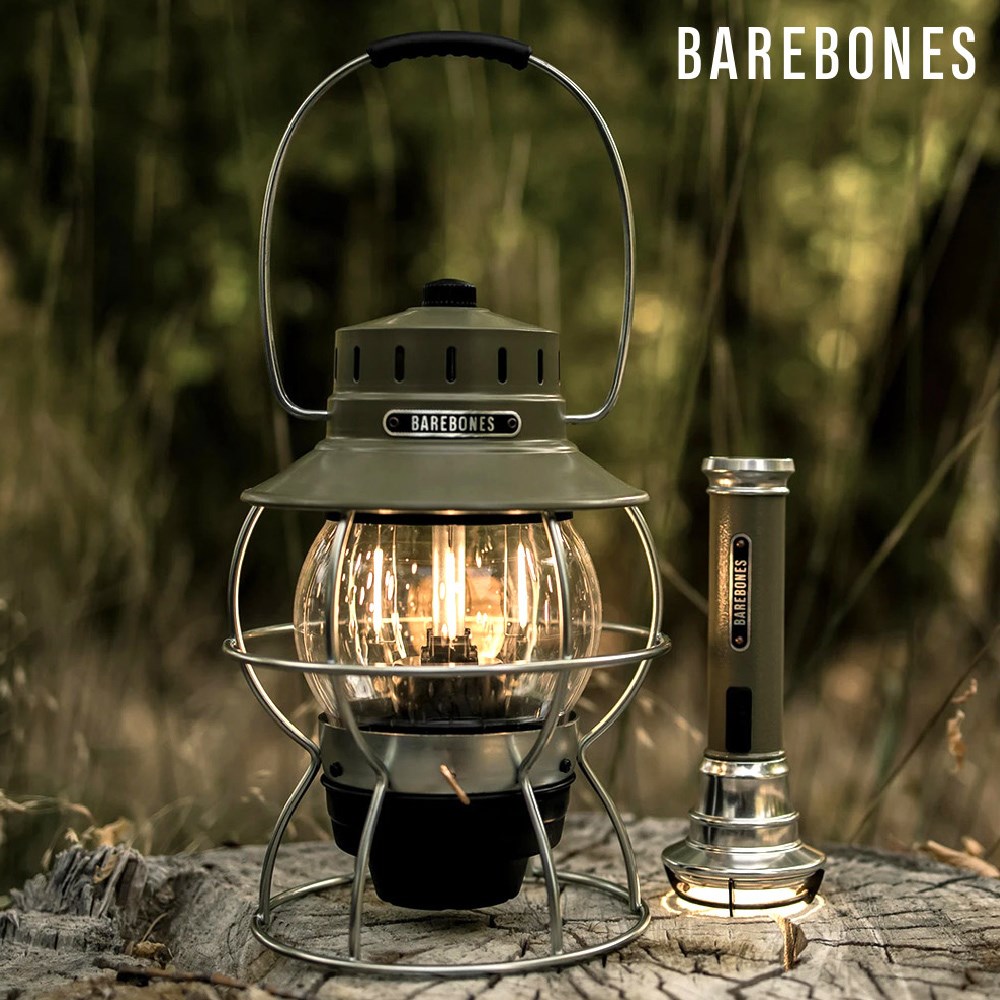 BAREBONES Railroad Lantern手提鐵路復古營燈 LIV-281 橄欖綠 手持燈 掛燈 提燈 露營燈