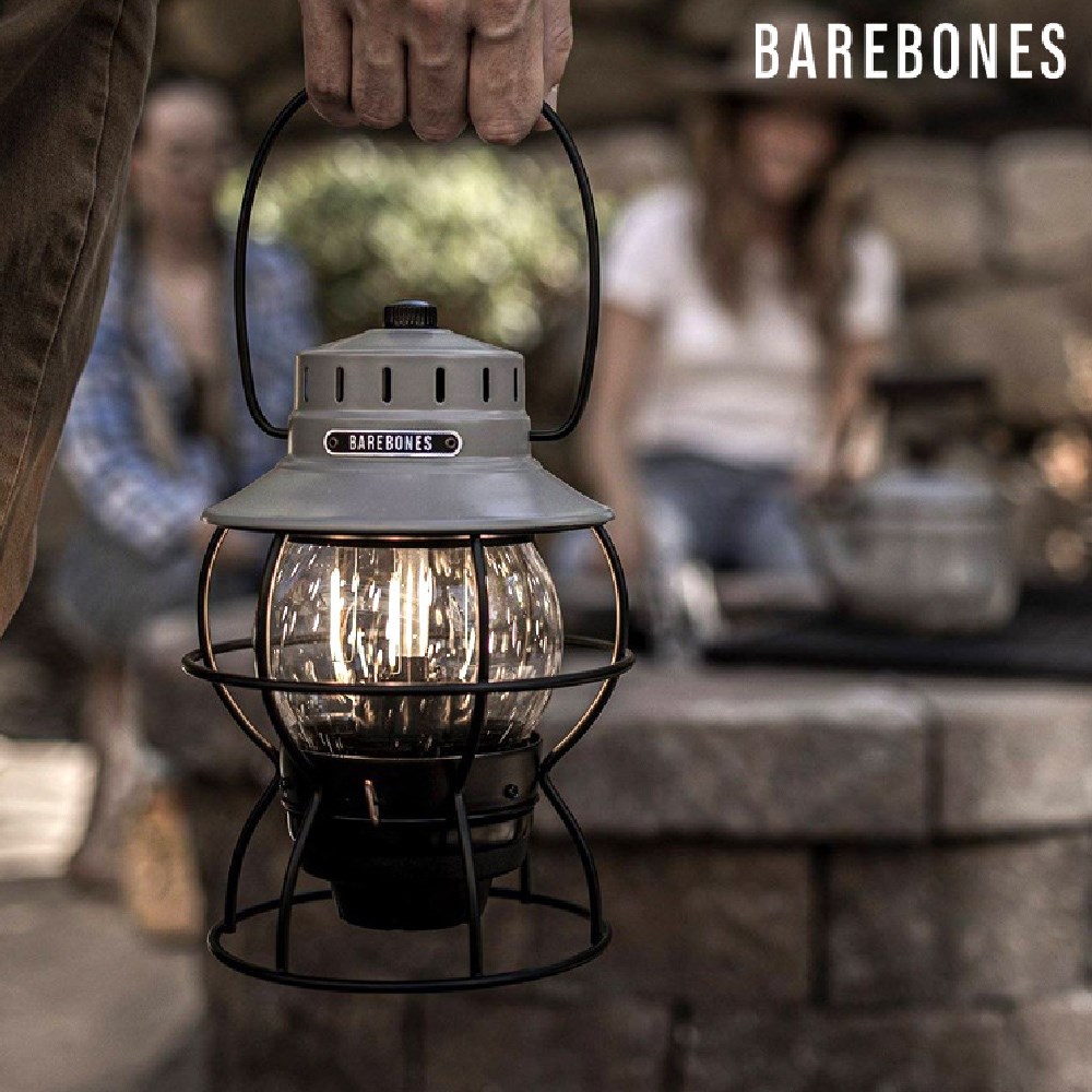 BAREBONES Railroad Lantern手提鐵路復古營燈 LIV-282 石灰色 手持燈 掛燈 提燈 露營燈