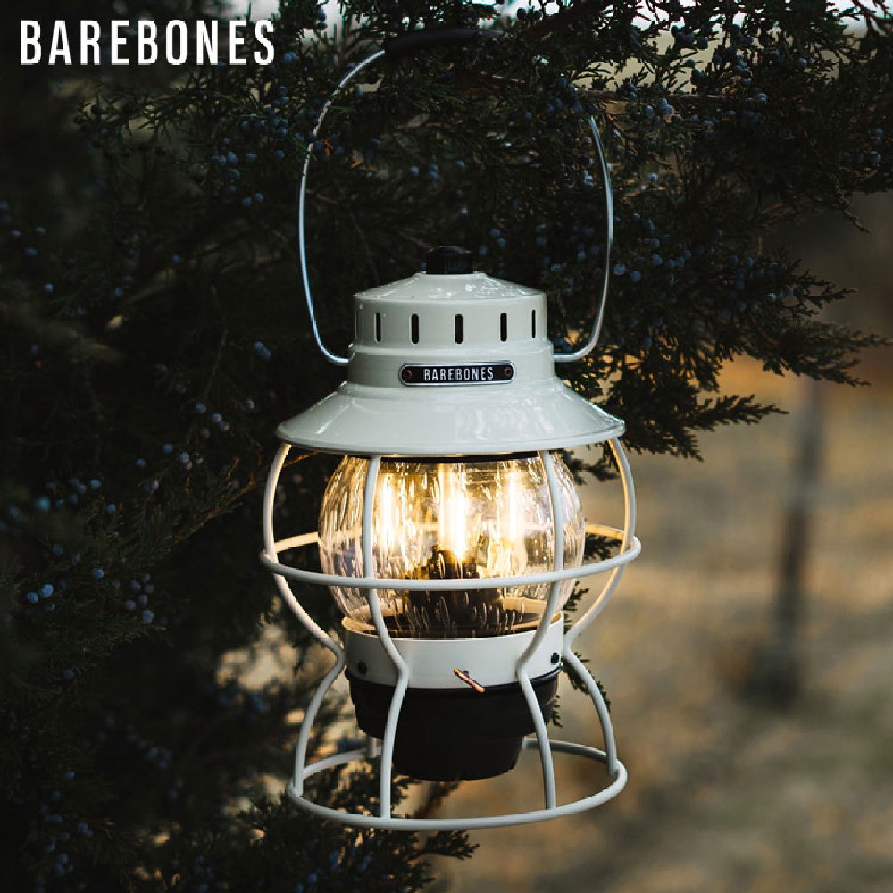 BAREBONES Railroad Lantern手提鐵路復古營燈 LIV-180 骨董白 手持燈 掛燈 提燈 露營燈