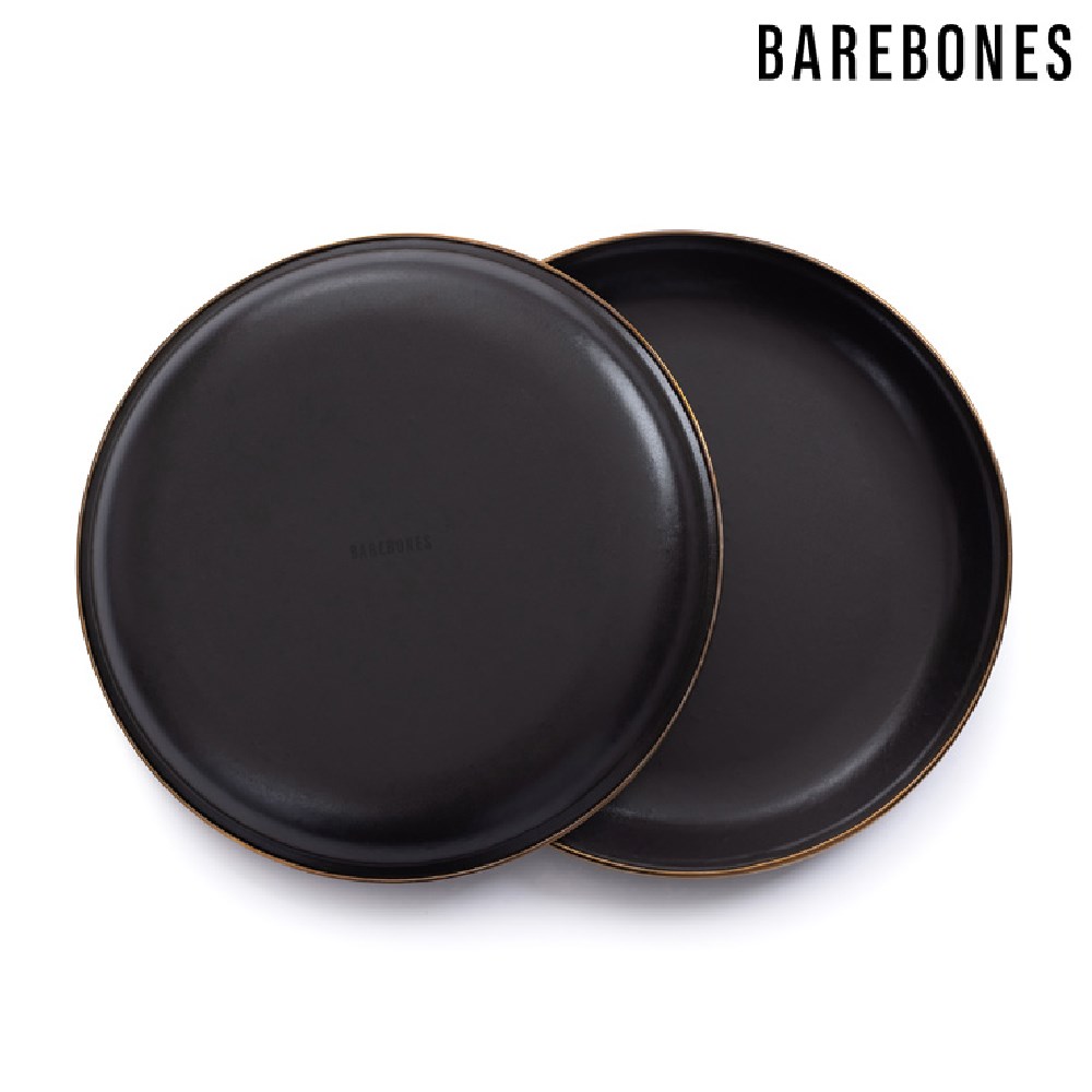 BAREBONES Enamel Salad Plate 琺瑯沙拉盤組 一組兩入 CKW-342 炭灰 21cm 餐盤 露營 野炊