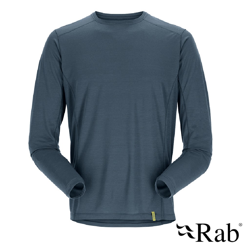 英國 RAB Syncrino Base LS Tee Wmns 羊毛混紡長袖排汗衣 男款 獵戶藍 QBL32 美麗諾羊毛