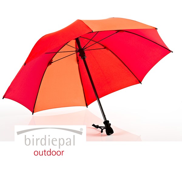 德國 EuroSCHIRM BIRDIEPAL OUTDOOR 戶外專用風暴傘 橘黃/紫紅 雨傘 登山 露營