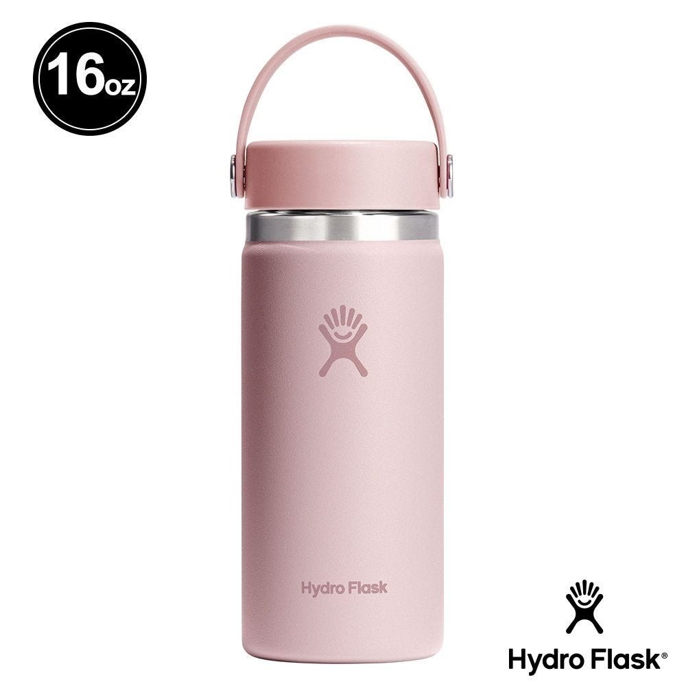 Hydro Flask 16oz/473ml 寬口提環保溫瓶 櫻花粉 保冷 保溫瓶 水壺 登山 露營