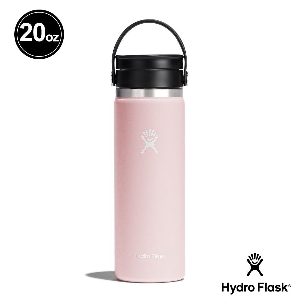 Hydro Flask 20oz/592ml 寬口提環保溫瓶 櫻花粉 保冷 保溫瓶 水壺 登山 露營