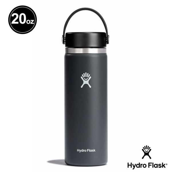Hydro Flask 20oz/592ml 寬口提環保溫瓶 石板灰 保冷 保溫瓶 水壺 登山 露營