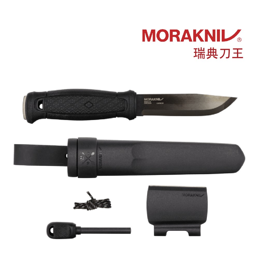 MORAKNIV Garberg 全龍骨式高碳鋼直刀&求生配件 13915 登山刀 露營刀 瑞典製