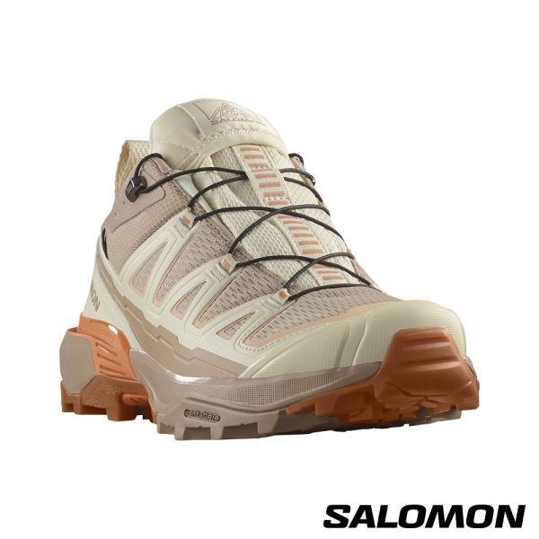 Salomon 女 X ULTRA 360 Goretex 低筒登山鞋 L47463600 白/黃/粉 健走鞋