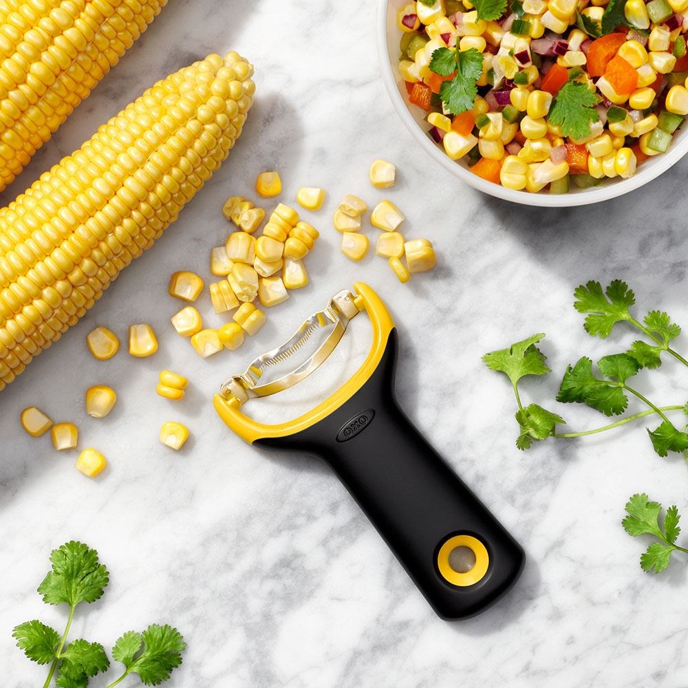 美國 OXO Y型玉米刨粒刀 玉米粒 刨粒 刨刀 露營 野炊