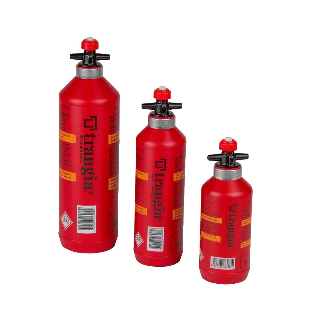 Trangia 瑞典 Fuel Bottle 燃料瓶 0.3/0.5/1.0L 紅/橄欖綠 燃料瓶 油瓶 酒精罐