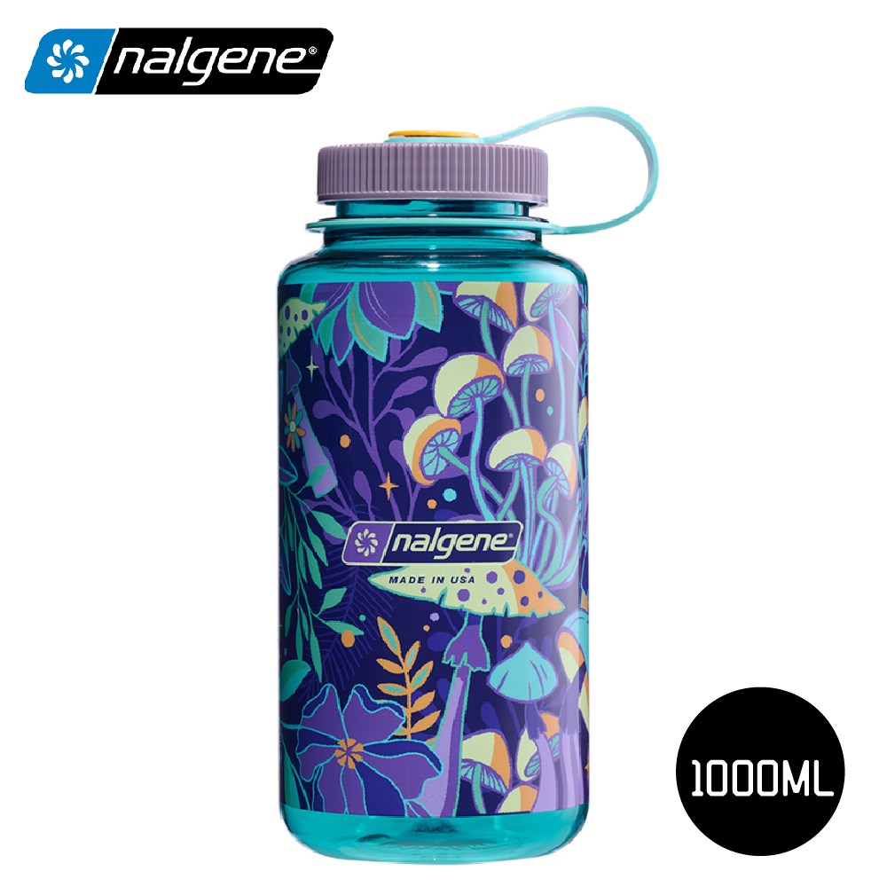 Nalgene 美國專業 1000ml寬嘴水壼 682023-0210 菇菇 登山健行水瓶 水壺