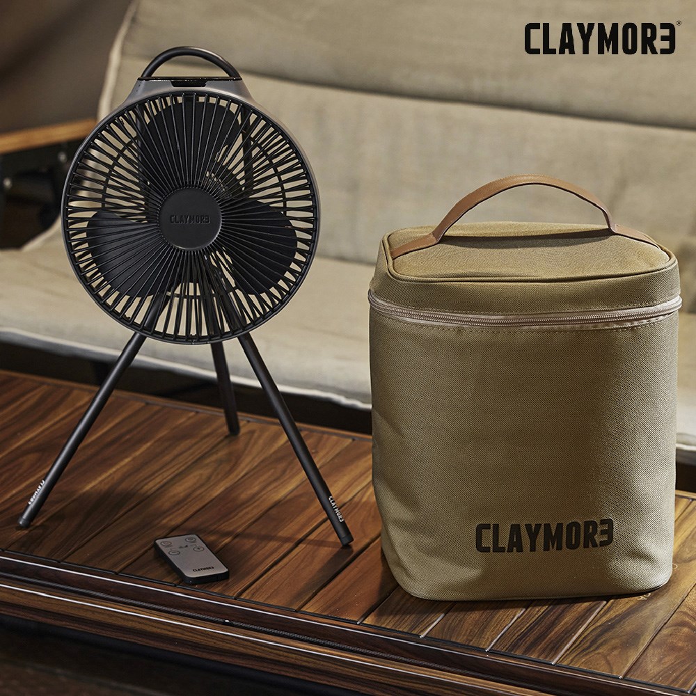 CLAYMORE V1040 無線風扇含收納袋 黑色 露營 小風扇
