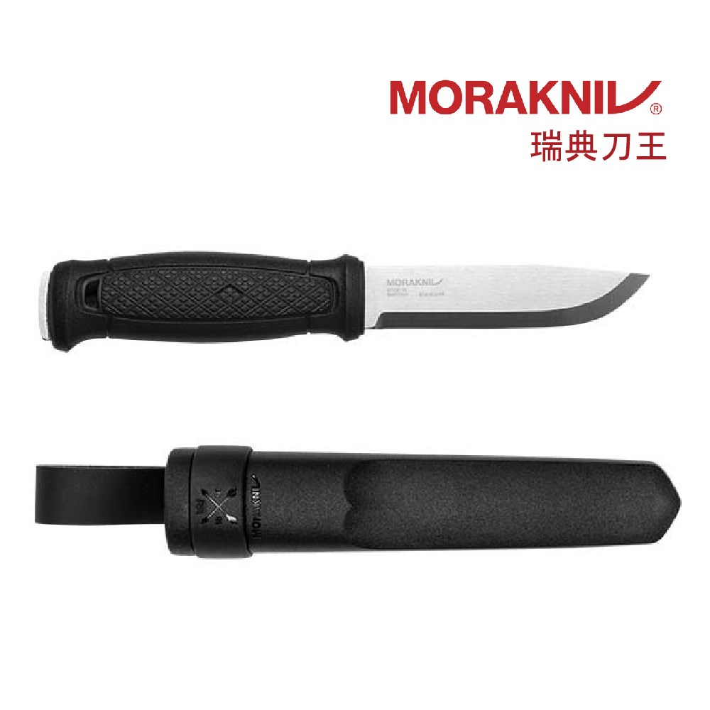 MORAKNIV Garberg 全龍骨厚刃不鏽鋼直刀 含皮帶環 Garberg with Polymer Sheath 13715 登山刀 露營刀