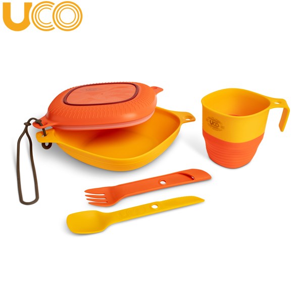 UCO SIX PIECE MESS KIT  6組件餐盒組 藍/橘/灰 便當盒 無雙酚A