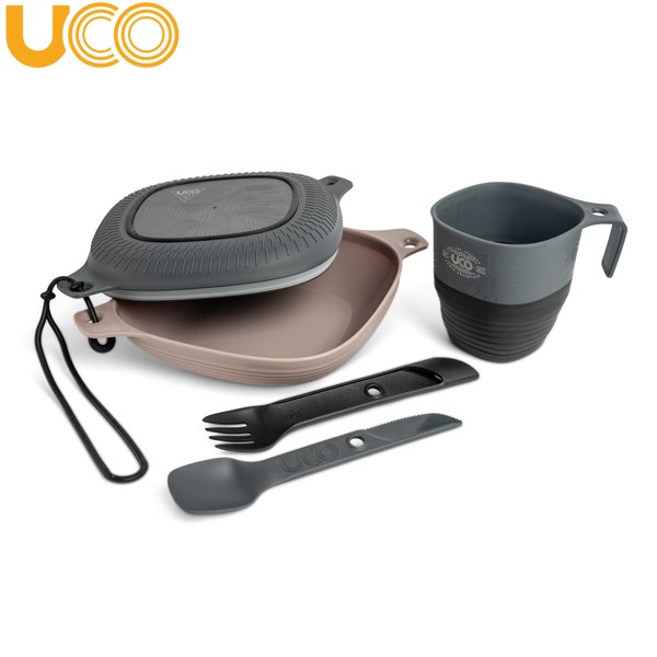 UCO SIX PIECE MESS KIT  6組件餐盒組 藍/橘/灰 便當盒 無雙酚A