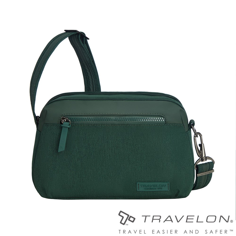 Travelon 美國 METRO城市斜背包 TL-43592 綠色 隨身斜背包 防盜包