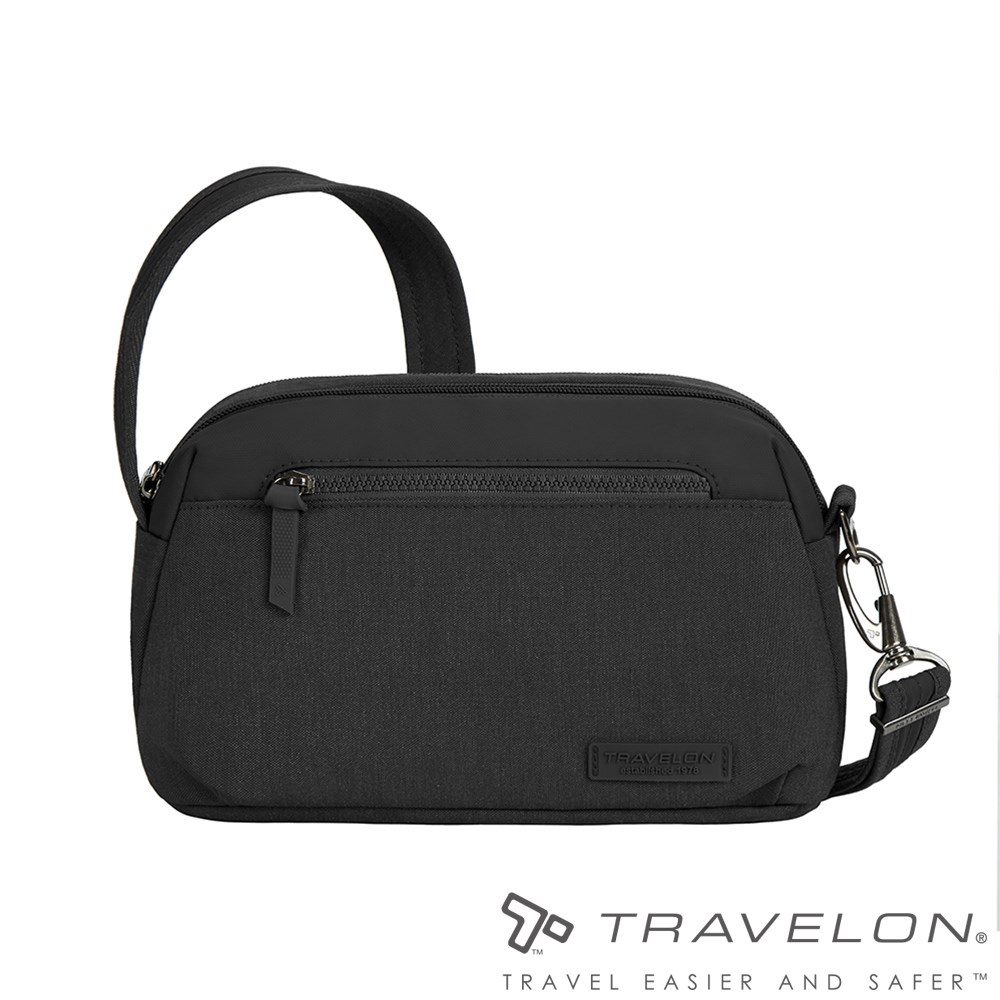 Travelon 美國 METRO城市斜背包 TL-43592 黑色 隨身斜背包 防盜包