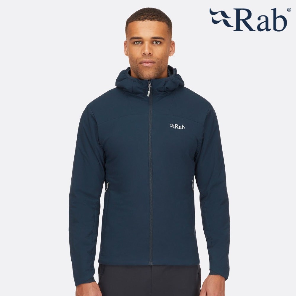 英國 RAB Xenair Alpine Light Jacket Wmns 輕量防風透氣化纖連帽外套 男款 暴風藍 QIP17TMB