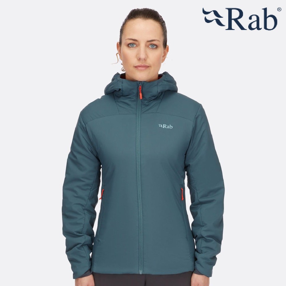英國 RAB Xenair Alpine Light Jacket 輕量防風透氣化纖連帽外套 女款 獵戶藍 QIP18ORB
