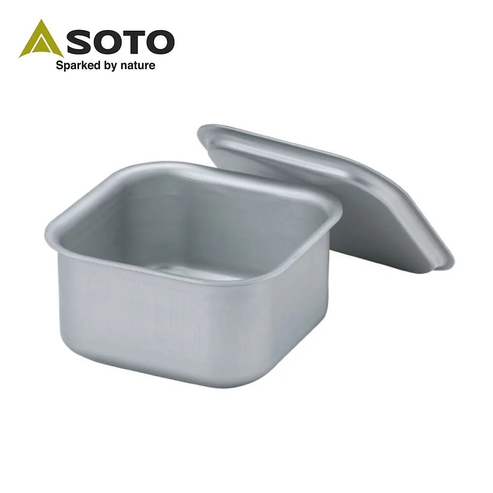 SOTO 極簡方型露營鍋 ST-3108 厚鋁煮飯神器 露營 登山