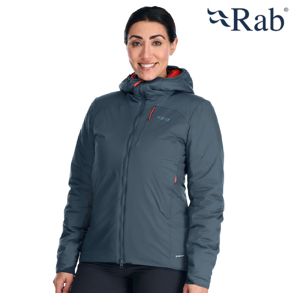 英國 RAB Xenair Alpine Jacket 防風透氣化纖連帽外套 女 獵戶藍 QIP10 防風外套