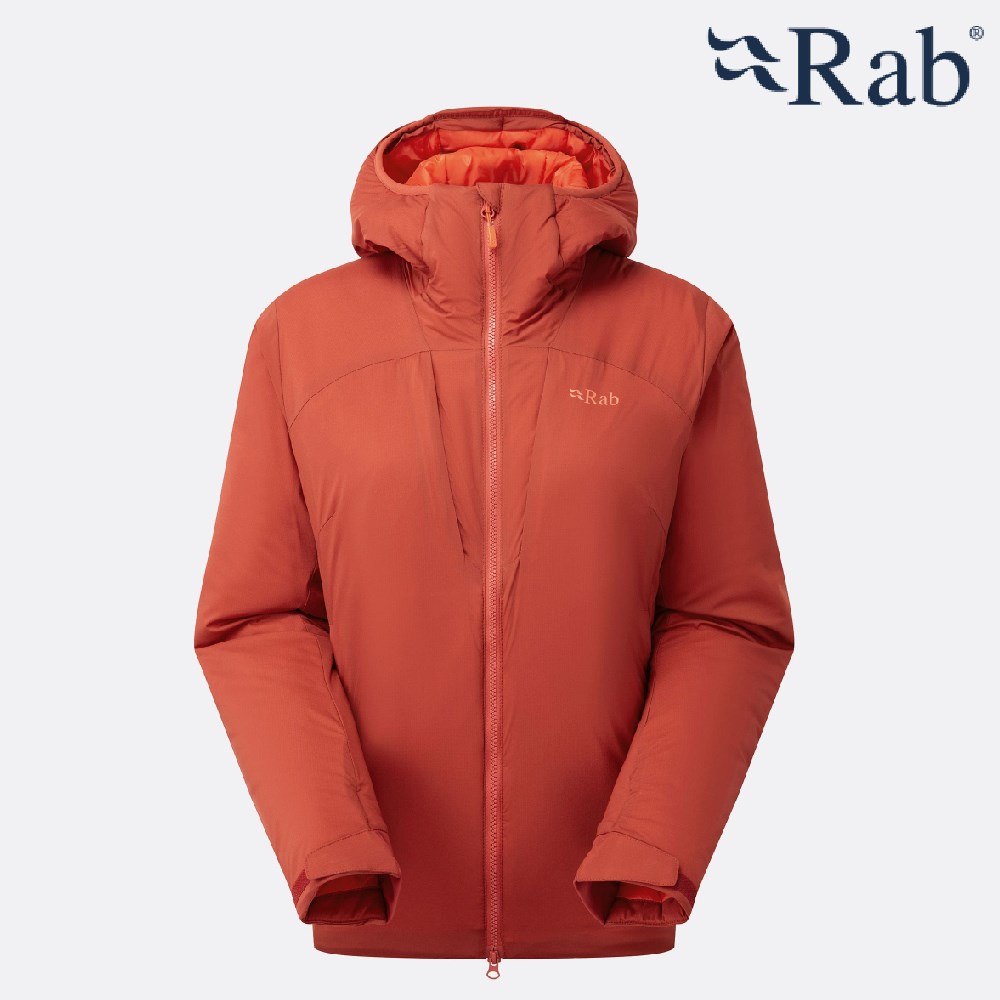 英國 RAB Xenair Alpine Jacket 防風透氣化纖連帽外套 女 托斯卡納紅 QIP10 防風外套