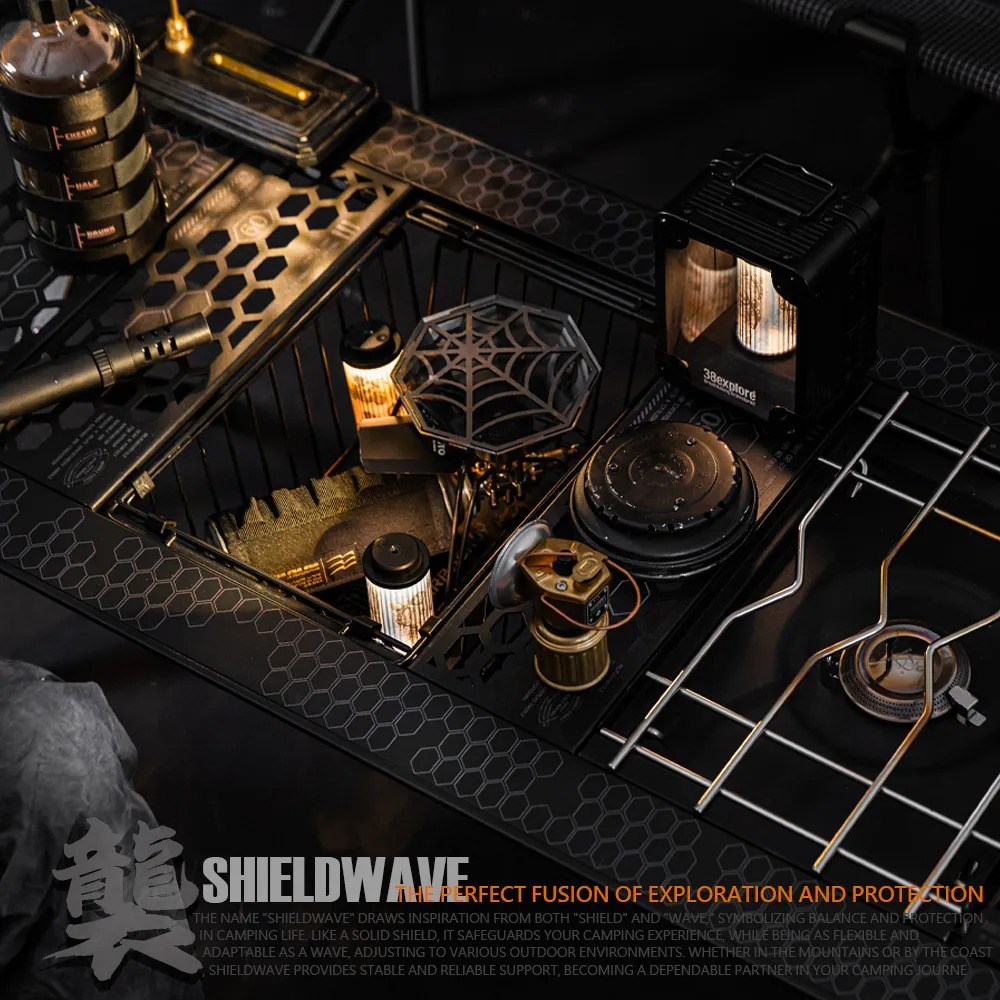 BARRACK09 SHIELDWAVE- 襲。四單位IGT桌 折疊桌 露營桌