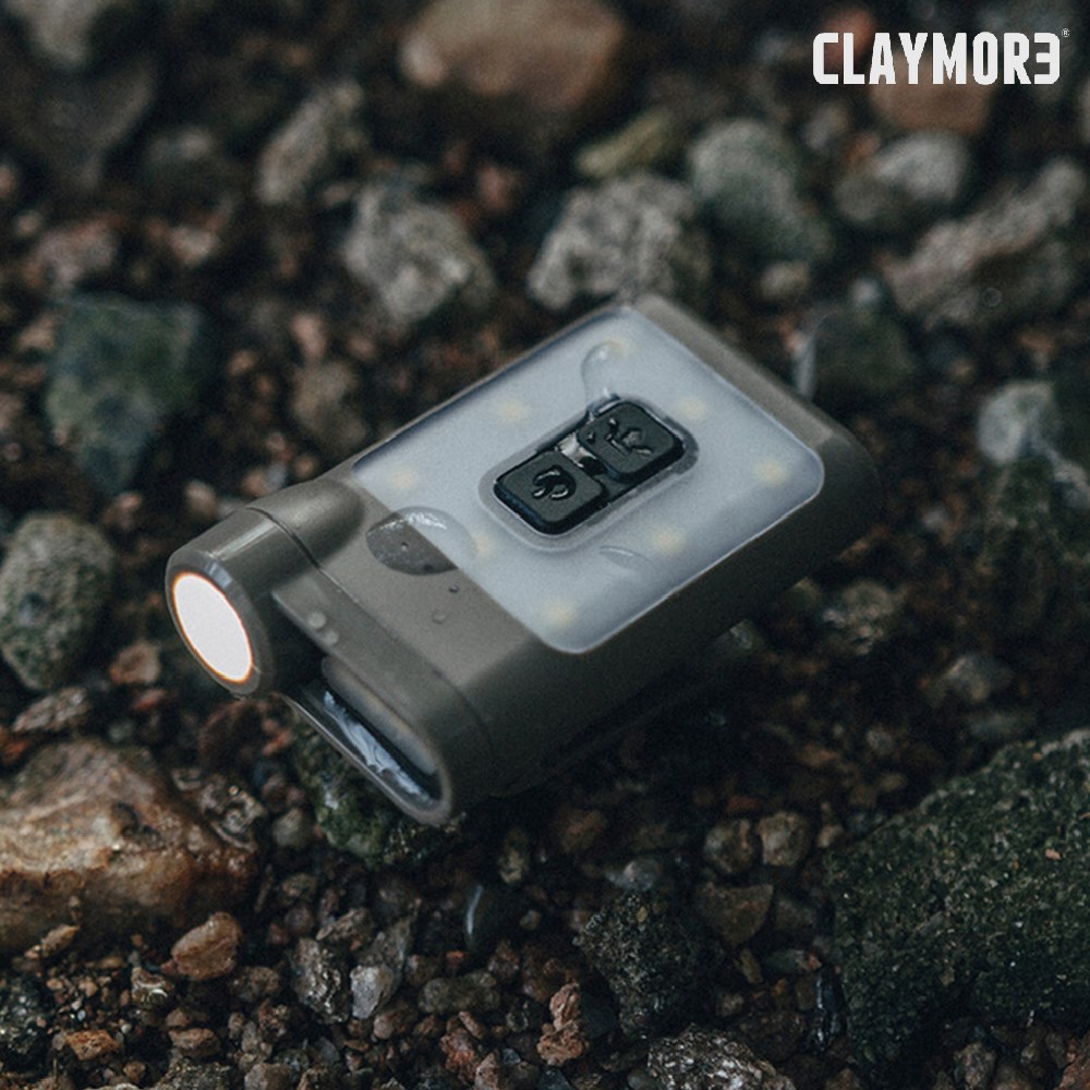 CLAYMORE 65A+ 輕量型夾帽燈 沙色 頭燈 露營 登山