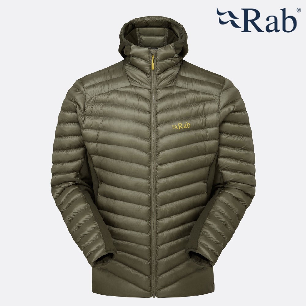 英國 RAB Cirrus Flex Hoody 輕量防風連帽化纖外套 男 淺卡其/軍綠 QIP31 保暖外套