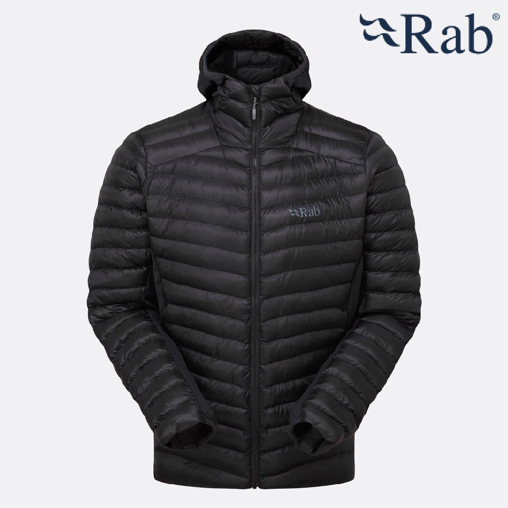 英國 RAB Cirrus Flex Hoody 輕量防風連帽化纖外套 男 黑色 QIP31 保暖外套