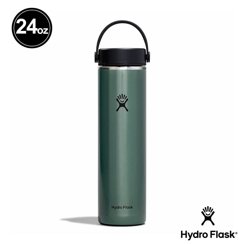 Hydro Flask 24oz/709ml 輕量寬口提環保溫瓶 龍紋綠 保冷 保溫瓶 水壺 登山 露營