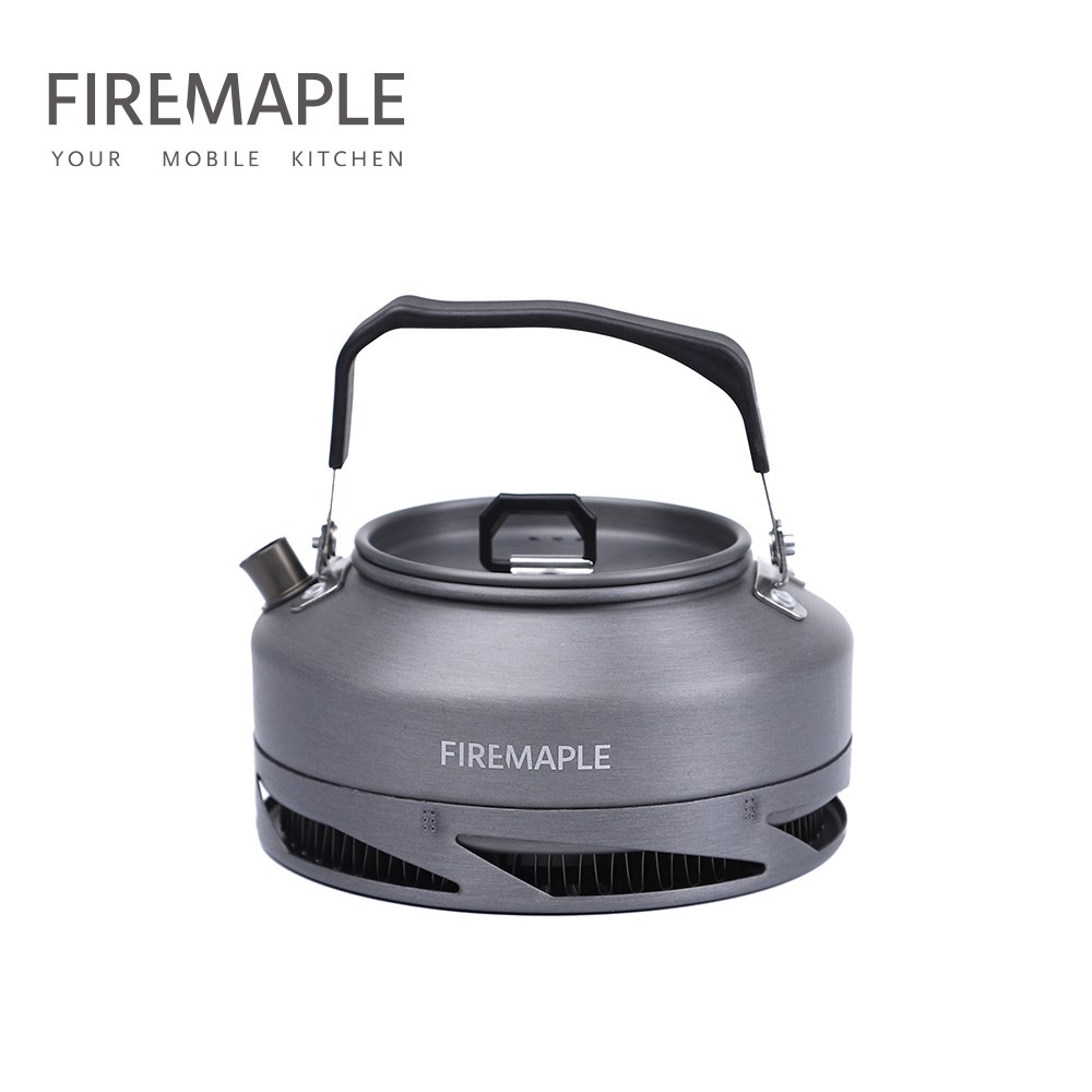 【FIREMAPLE】盛宴XT1集熱快煮壺 0.8L 黑 FEAST-XT1B 茶壺 水壺 露營