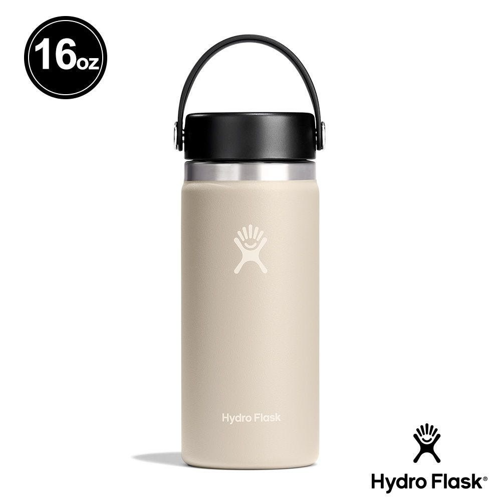 Hydro Flask 16oz/473ml 寬口提環保溫瓶 燕麥色 保冷 保溫瓶 水壺 登山 露營
