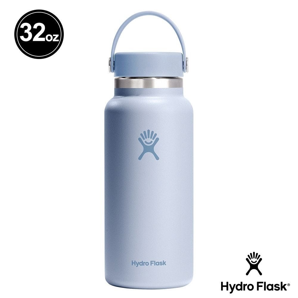 Hydro Flask 32oz/946ml 寬口提環保溫瓶 海波藍 保冷 保溫瓶 水壺 登山 露營