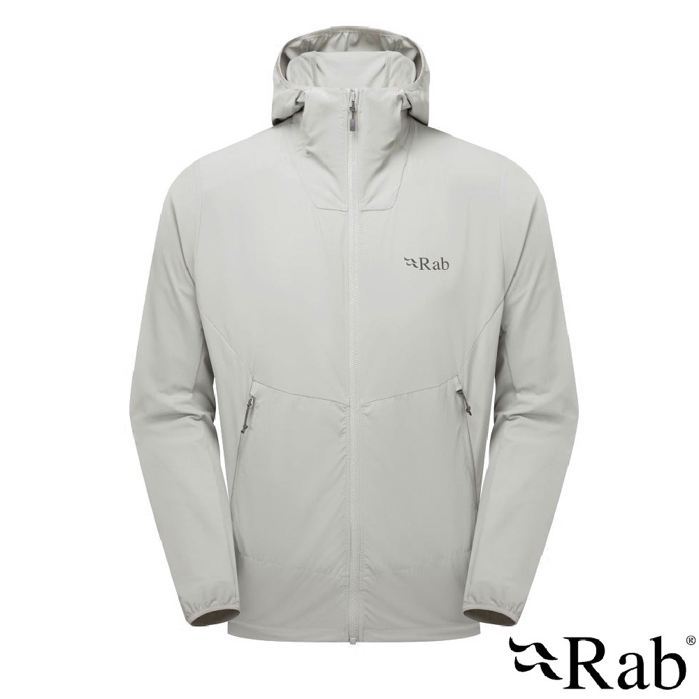 英國 RAB Borealis Hoody 連帽夾克 男款 淺鋅 QWS76 運動 登山 外套