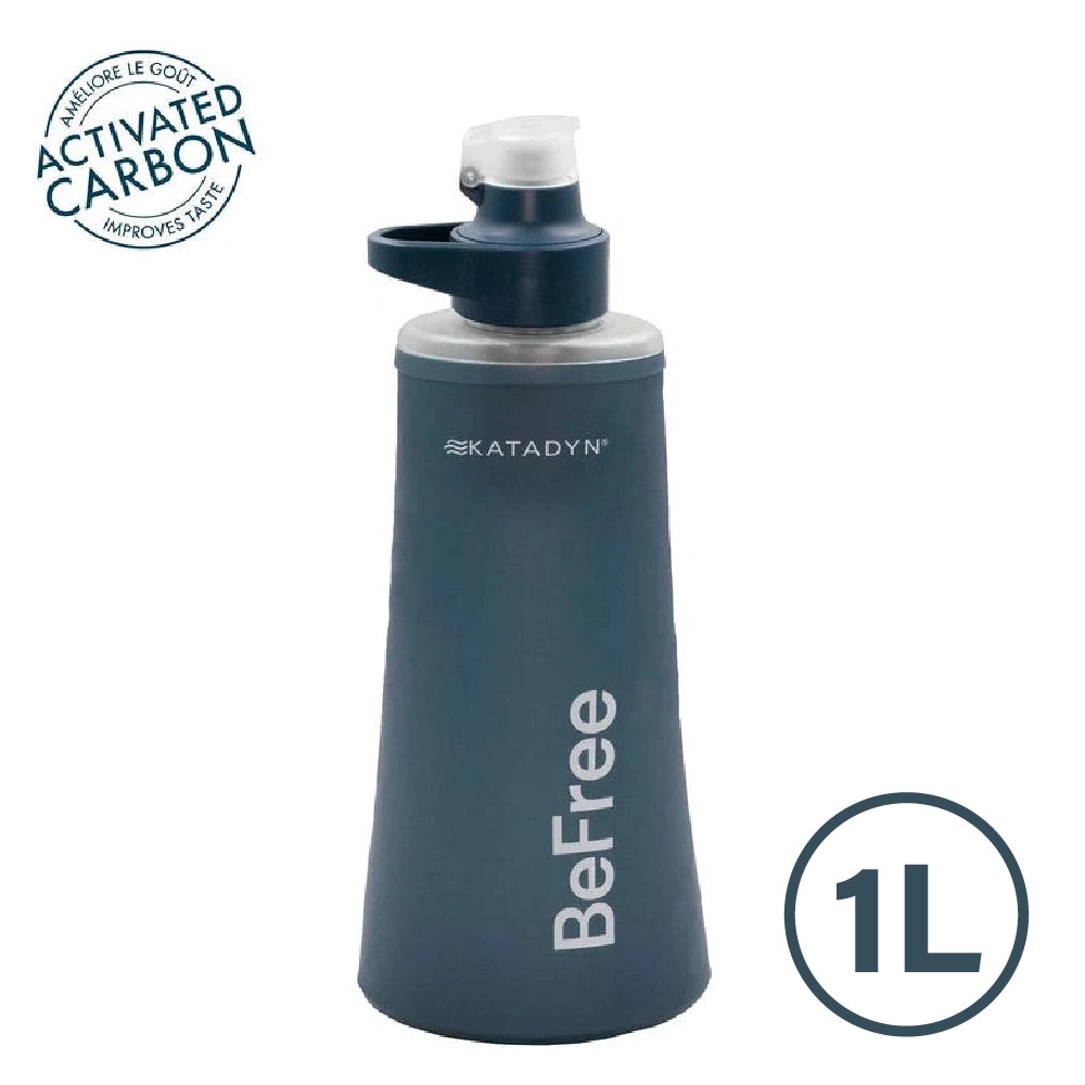 KATADYN 瑞士 BEFREE AC 個人隨身濾水器 1L 岩石藍 水壺 水袋 爬山 登山露營