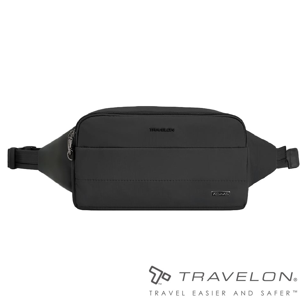 Travelon 美國 Roam防盜斜背包-聯名款 TL-43678A 黑色 隨身斜背包 防盜包