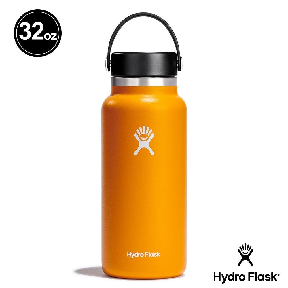Hydro Flask 32oz/946ml 寬口提環保溫瓶 海星橘 保冷 保溫瓶 水壺 登山 露營