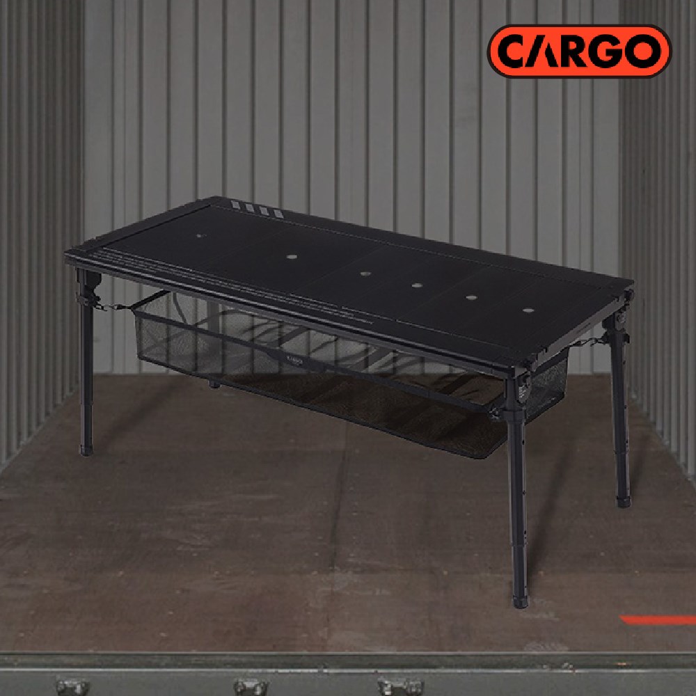 CARGO 工業風4單位折疊桌 黑色 折疊桌 露營桌 桌子