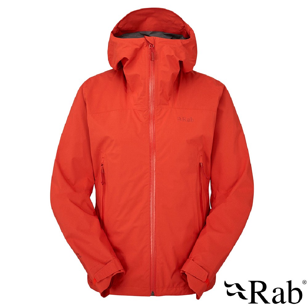 英國 RAB Downpour Light Jacket Wmns 輕量防風防水連帽外套 女款 葡萄柚 QWG91 雨衣