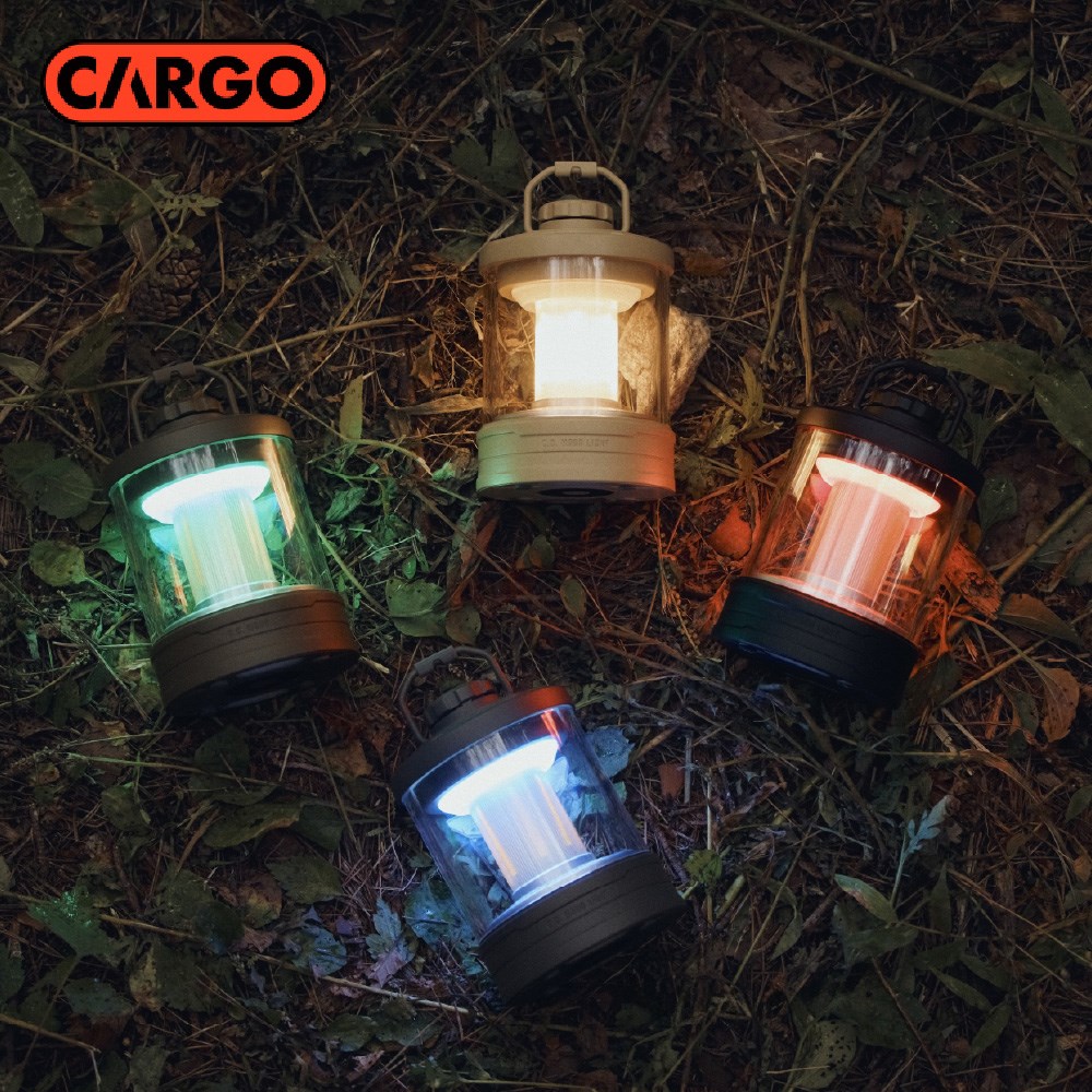 CARGO 炫彩氣氛燈 軍綠/黑/沙/灰 露營燈 照明燈 LED燈 掛燈