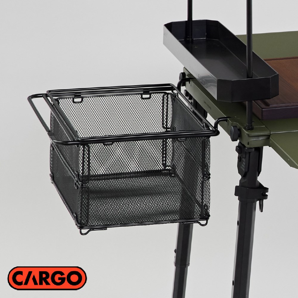 CARGO 0.5單位/1單位多功能延伸架 黑/銀 折疊桌 露營桌 桌子 工業風 架子