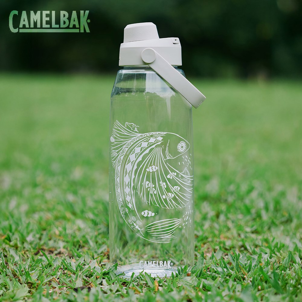CAMELBAK 1500ml 離島記憶-達悟飛魚 運動水瓶 晶透白 台灣限定 水壺