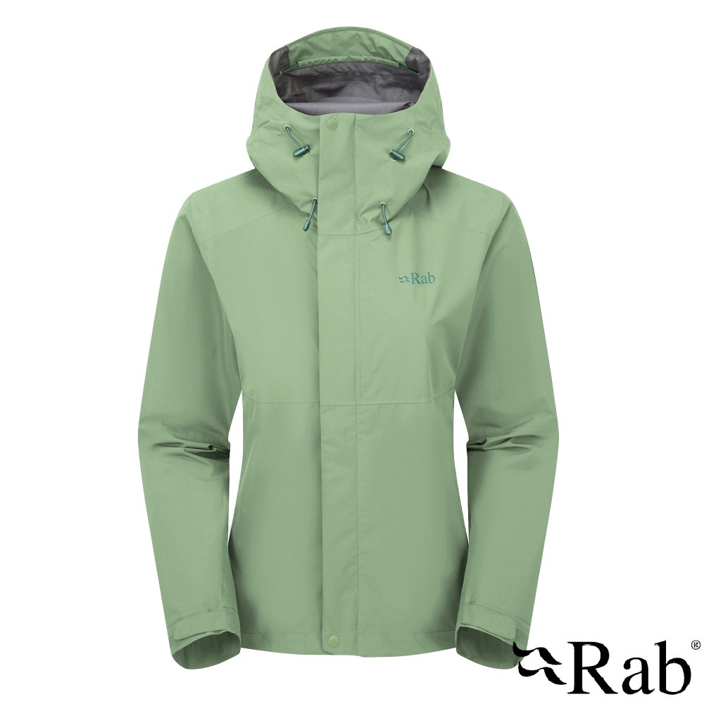 英國 RAB Downpour Jacket 防風防水連帽外套 女款 無花果綠 QWI07 雨衣 登山