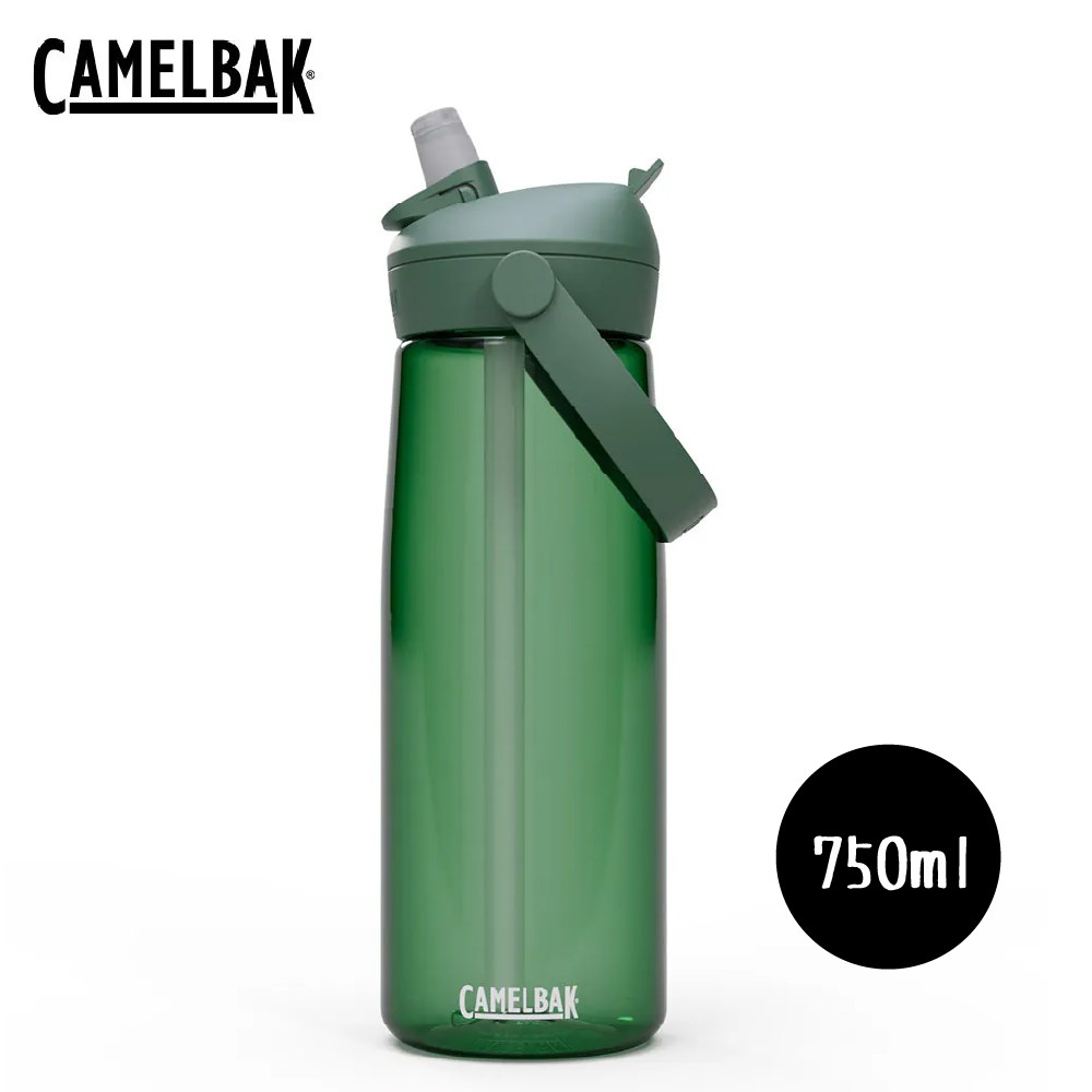 CAMELBAK 750ml Flip Straw多水吸管水瓶RENEW 森林綠
