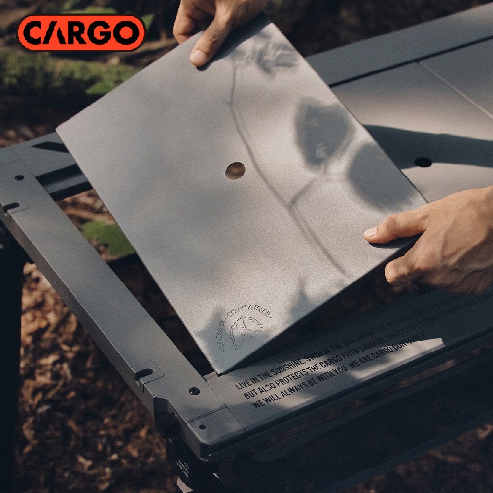 CARGO 工業風4單位折疊桌 灰色 折疊桌 露營桌 桌子