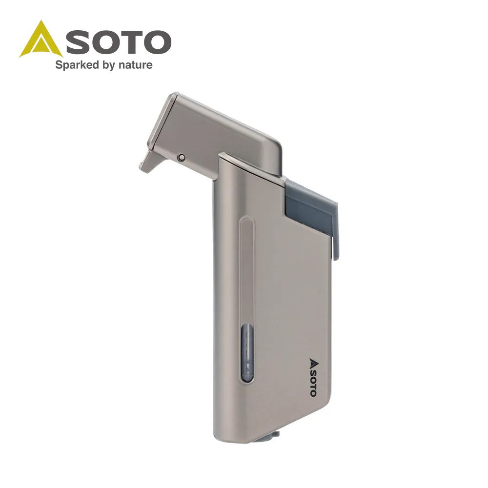 SOTO 金屬棕L型填充式迷你點火器 ST-489TB 打火機 點火器 野炊 露營 登山