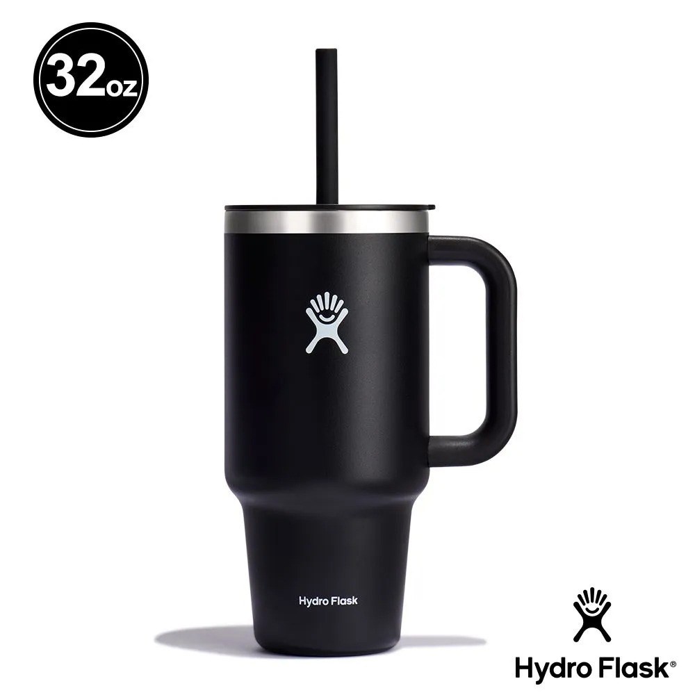 Hydro Flask 32oz/946ml 冰霸杯 時尚黑 水瓶 保溫瓶 保溫杯 露營